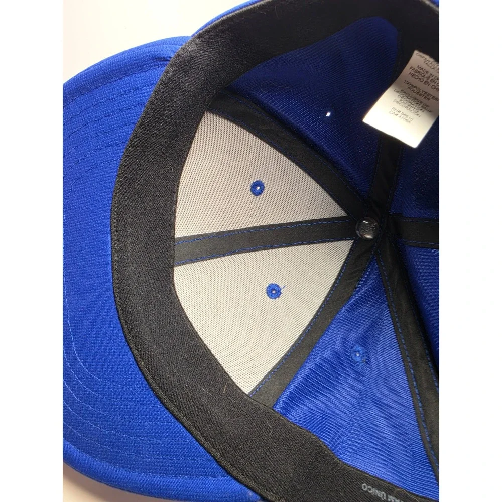 Under Armour SC30 Stephen Curry Youth Snapback Hat Blue Yellow Flat Brim Cap
